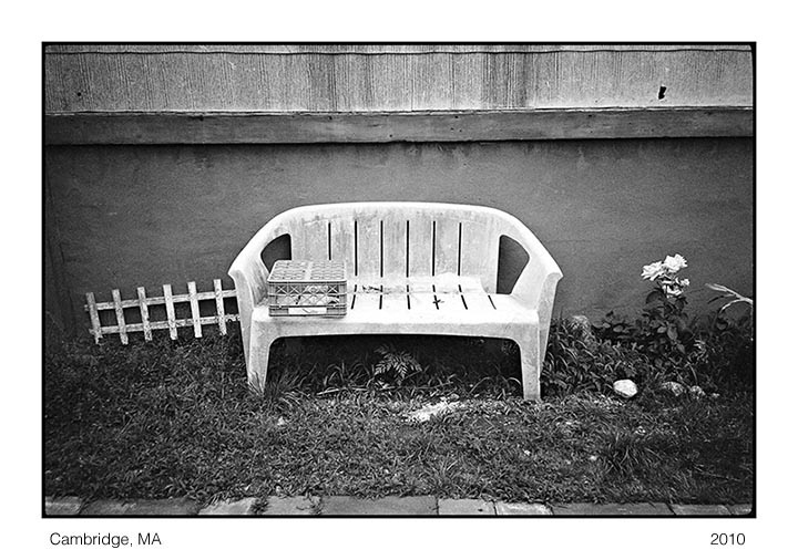 Settee in Front of Wall